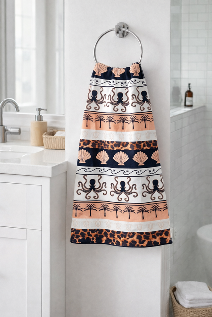 Octopus tea gym towel