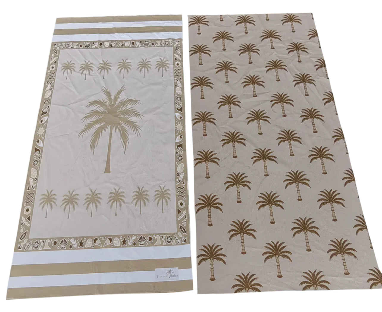 Brown palm towel