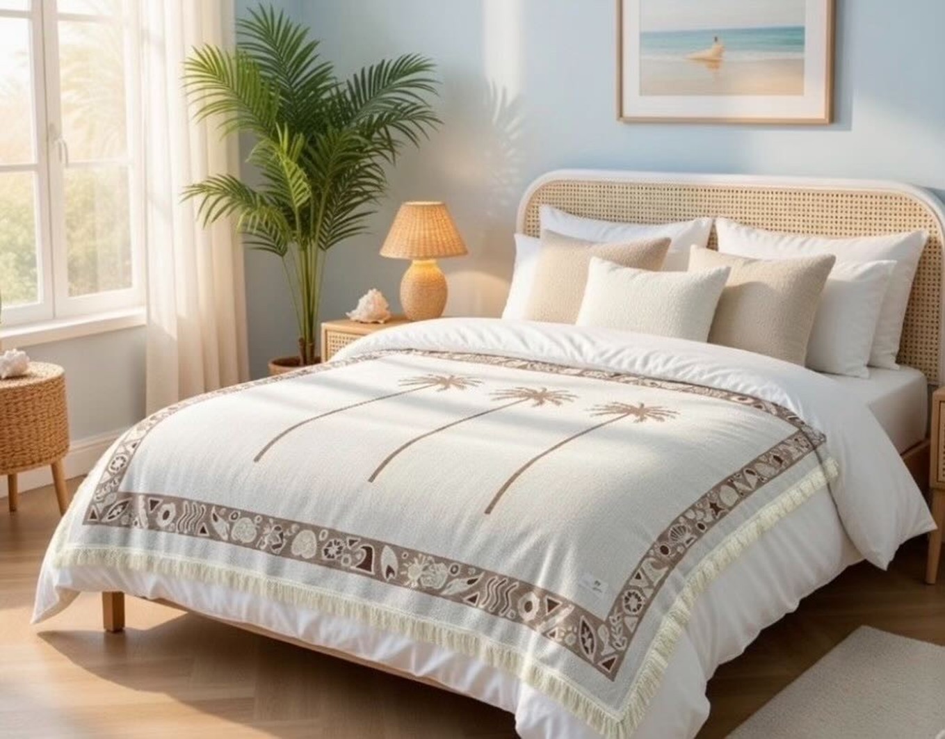 Triple Palm Blanket