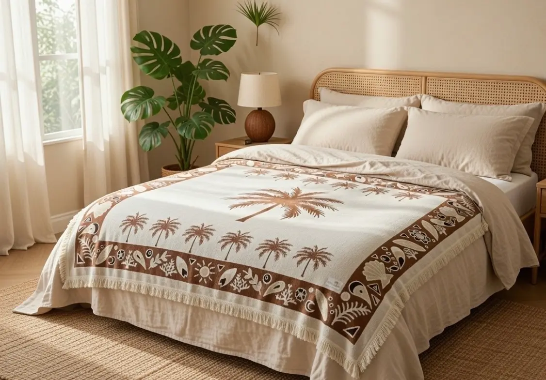Sandy Palm blanket