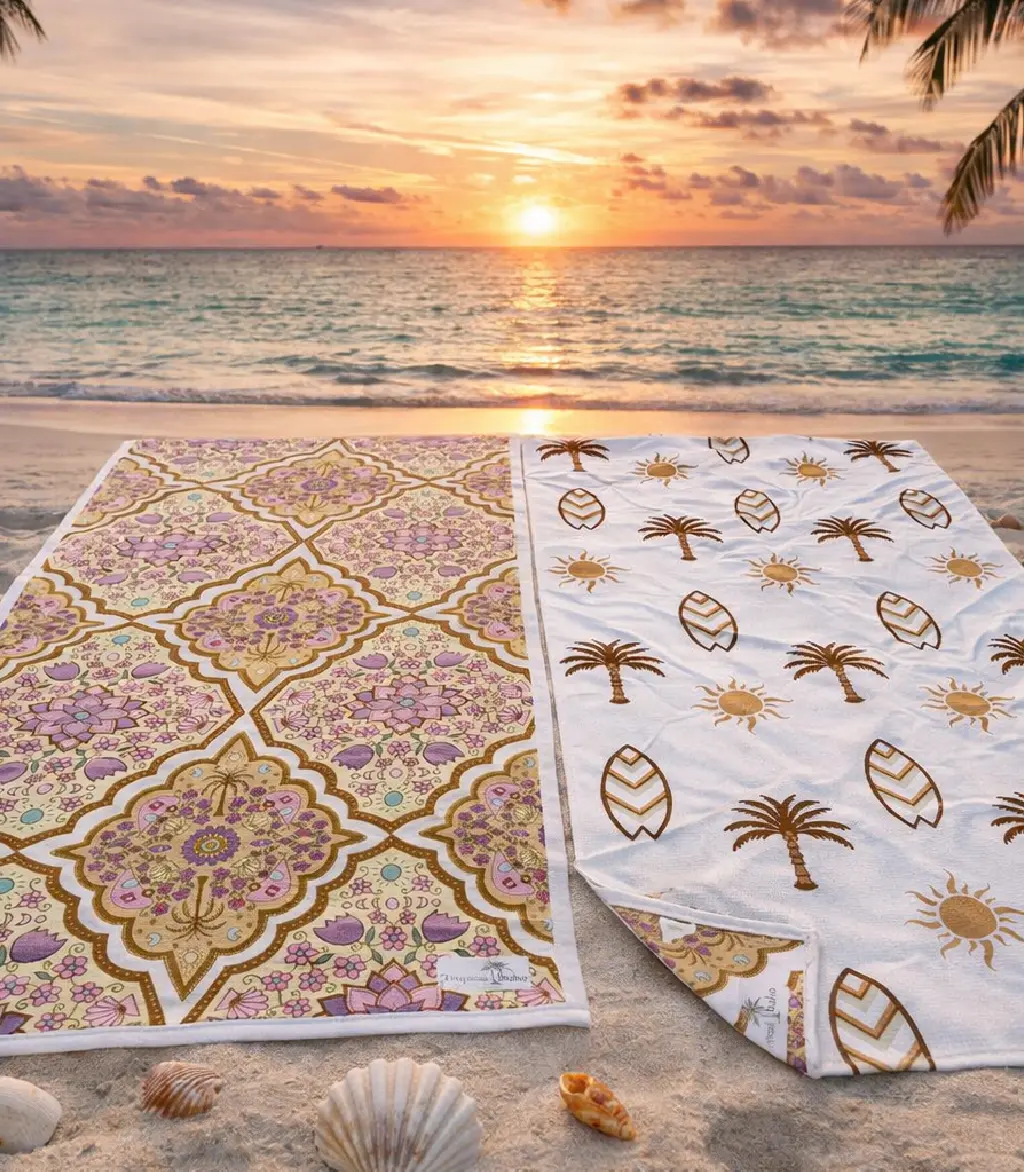 Boho surfboard towel